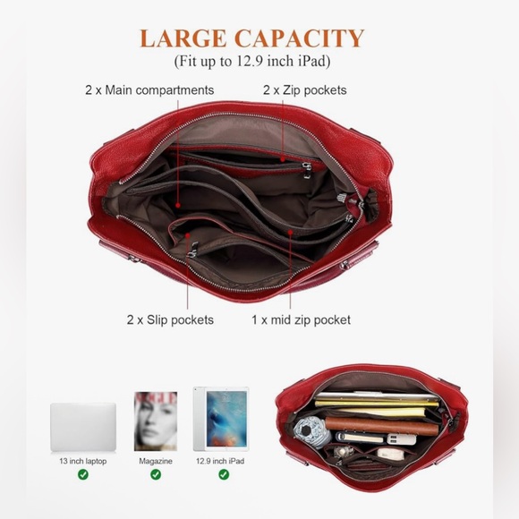 Over Earth Large Crossbody Bag NWT - Picture 7 of 17